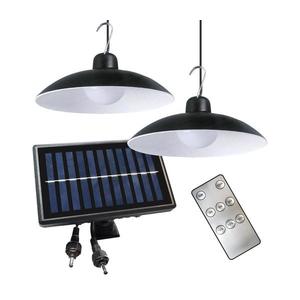 SET 2x pendul LED solar dimabil LED/6W/3, 7V 2000 mAh IP44 + telecomandă imagine
