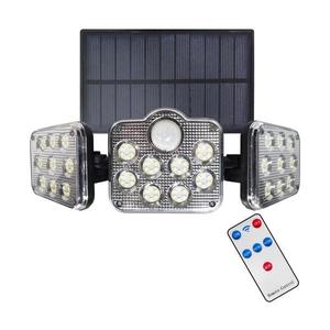 Proiector LED solar cu senzor de mișcare LED/20W/3, 7V 1200 mAh IP44 + telecomandă imagine