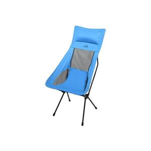 Scaun pliabil albastru de tabără imagine