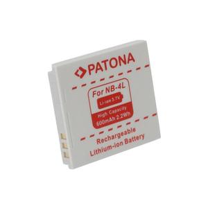 PATONA - Baterie Canon NB-4L 600mAh Li-Ion imagine