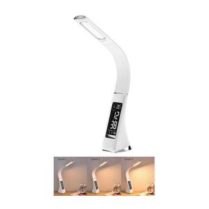 Lampă LED de masă dimabilă cu afișaj PELLE LED/7W/230V alb Brilagi imagine