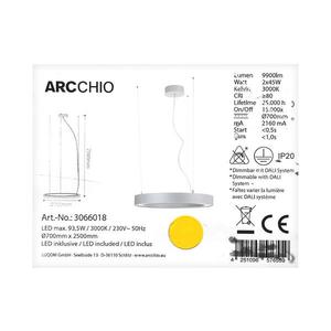 Lustră LED pe cablu PIETRO 2xLED/45W/230V Arcchio imagine