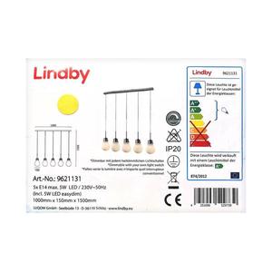 Lustră LED pe cablu BADO 5xLED/5W/230V Lindby imagine