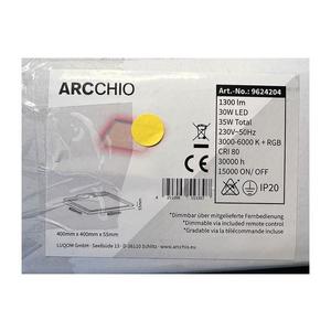 Plafonieră LED RGBW dimabilă BRENDA LED/30W/230V Arcchio + telecomandă imagine