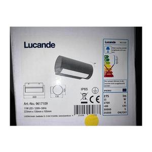 Aplică LED de exterior BOHDAN LED/11W/230V IP65 Lucande imagine