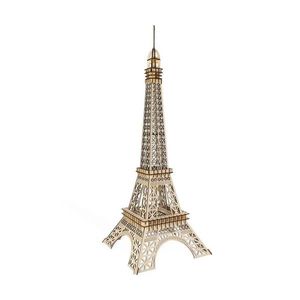 Puzzle 3D din lemn, Turnul Eiffel Woodcraft imagine
