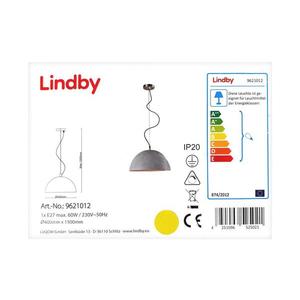 Lustră LED RGBW dimabilă pe cablu CAROLLE 1xE27/10W/230V Wi-Fi Tuya Lindby imagine