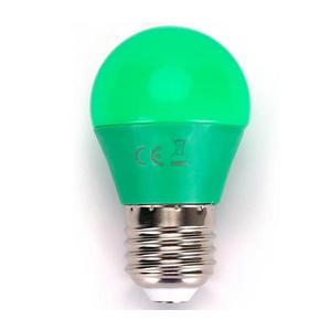 Bec LED G45 E27/4W/230V verde imagine