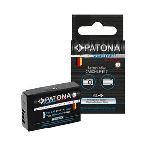 Baterie Canon LP-E17 1050mAh Li-Ion Platinum decodificată PATONA imagine