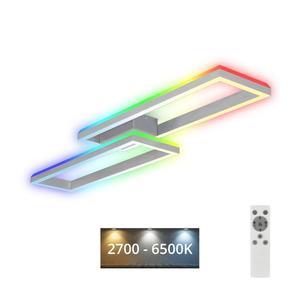 Lustră LED RGBW dimabilă aplicată FRAME 2xLED/21W/230V 2700-6500K Brilo + telecomandă imagine