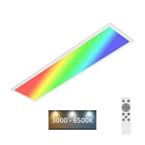Plafonieră RGBW dimabilă SLIM LED/24W/230V 100x25 cm Brilo + telecomandă imagine
