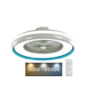 Plafonieră LED cu lator LED/45W/230V 3000/4000/6500K albastru imagine