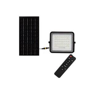 Proiector LED solar de exterior LED/10W/3, 2V IP65 6400K negru + telecomandă imagine
