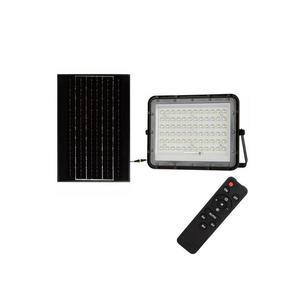 Proiector LED solar de exterior LED/15W/3, 2V IP65 4000K negru + telecomandă imagine