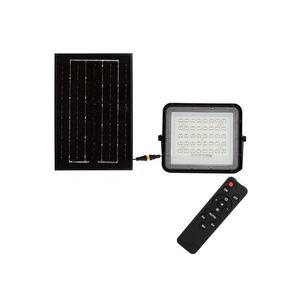 Proiector LED solar de exterior LED/6W/3, 2V IP65 6400K negru + telecomandă imagine