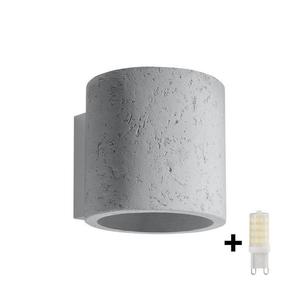Aplică LED FRIDA 1xG9/3, 5W/230V beton Brilagi imagine