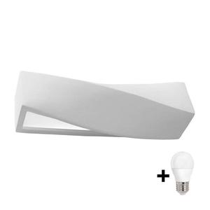 Aplică LED KERRY 1xE27/7, 5W/230V ceramică/alb Brilagi imagine