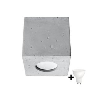 Plafonieră LED MURO 1xGU10/7W/230V beton Brilagi imagine