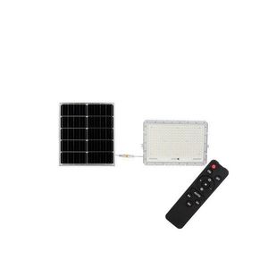 Proiector LED solar de exterior LED/30W/3, 2V 6400K alb + telecomandă imagine