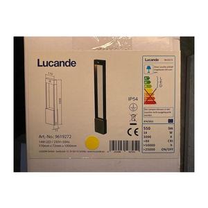 Lampă LED de exterior cu senzor TEKIRO LED/14W/230V IP54 Lucande imagine