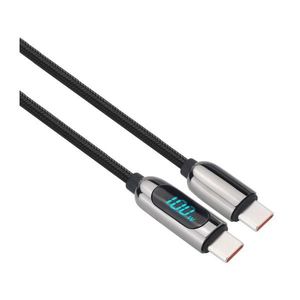 Cablu USB-C cu afișaj 100W 2m SSC1802 imagine