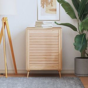 vidaXL Ușă de dulap cu design lambriu, 69x59, 4 cm, lemn masiv de pin imagine