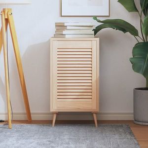 vidaXL Ușă de dulap cu design lambriu, 61, 5x39, 4 cm, lemn masiv de pin imagine