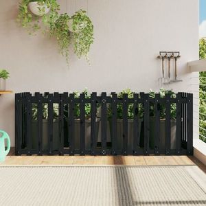 vidaXL Pat înălțat grădină design gard 200x50x70 cm lemn impregnat pin imagine