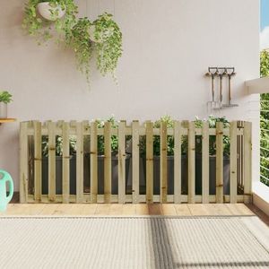 vidaXL Pat înălțat grădină design gard 200x50x70 cm lemn impregnat pin imagine
