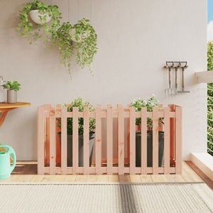 vidaXL Pat înălțat grădină design gard 150x50x70 cm lemn impregnat pin imagine