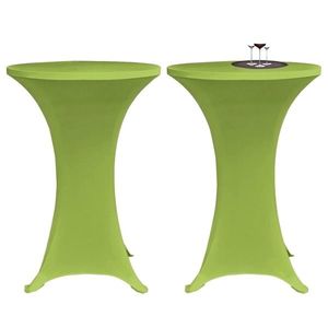 vidaXL Husă elastică pentru masă, 4 buc., verde, 60 cm imagine