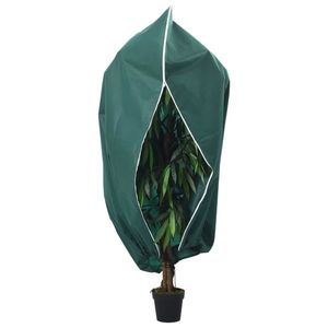 vidaXL Protecții fleece pt plante, fermoar, 10 buc, 70 g/m² 1, 2x1, 8 m imagine