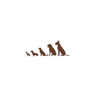 Sticker decorativ, Evolutia cainelui, maro, 110x40 cm imagine