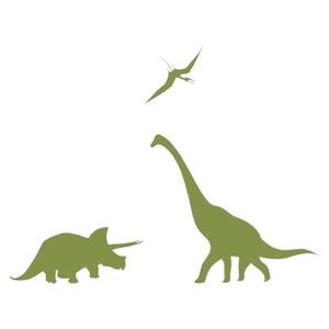 Set stickere fosforescent decorativ, Dinozauri, 3 buc imagine
