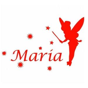 Sticker decorativ, Zana Maria, rosu, 26x40 cm imagine