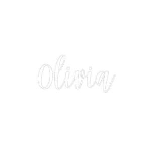 Sticker decorativ, Olivia, alb, 63.5x30.48 cm imagine