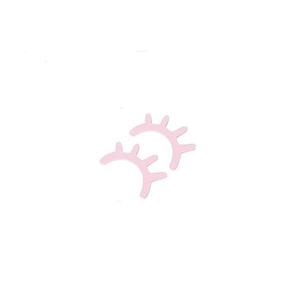 Sticker decorativ, Ochi somnorosi, roz, 2 buc, 15x8 cm imagine
