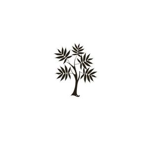 Sticker decorativ, Copac, negru, 70x85 cm imagine