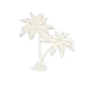Sticker autocolant pentru geam, palmier, efect sablat, 30x20 cm imagine