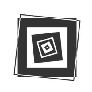 Sticker decorativ, Iluzie Optica, Negru, 119x119 cm imagine