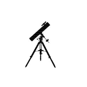 Sticker decorativ, Telescop, Negru, 35x53 cm imagine