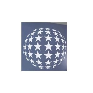 Sticker decorativ, Glob cu stele, Alb, 110x120 cm imagine