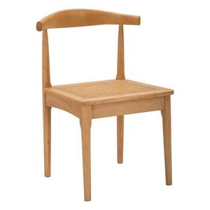 Set 2 scaune, Japan -A, Mauro Ferretti, 54 x 54 x 70 cm, lemn de arbore de cauciuc/ratan, maro imagine