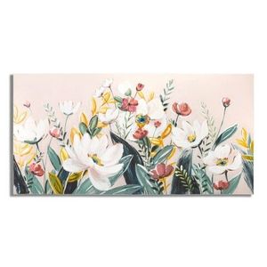 Tablou decorativ, Florville, Mauro Ferretti, 60 x 120 cm, canvas imprimat si pictat/lemn de pin, multicolor imagine