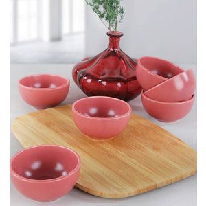 Set boluri pentru sos, Keramika, 275KRM1131, Ceramica, Roz prafuit imagine