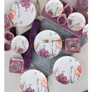 Set de mic dejun, Keramika, 275KRM1547, Ceramica, Multicolor imagine