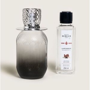 Set Maison Berger lampa catalitica Evanescence Grise cu parfum Mystic Leather imagine