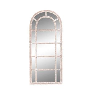 Oglinda de perete Window din lemn antichizat natur 80x180 cm imagine