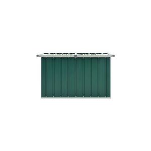 Lada de depozitare pentru gradina, verde, 109 x 67 x 65 cm imagine