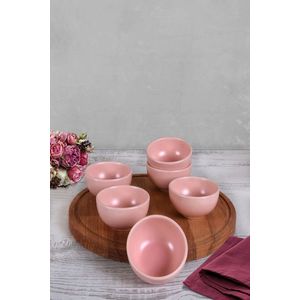 Set boluri pentru sos, Keramika, 275KRM1133, Ceramica, Roz imagine